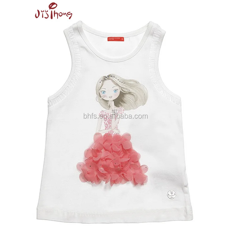 Blusas Estampadas Top Hermosa Adolescente Al Por Mayor De Punto De Algodón  Niños Niña Camiseta - Buy Camiseta De Niña,Camiseta De Niña,Camiseta De  Niña Product on Alibaba.com