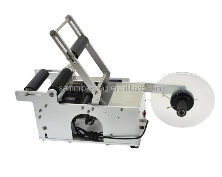 MT50 Semi-auto Round Bottle Labeling Machine, Semi-auto Labeler, Semi Automatic Label Machine - Image 4