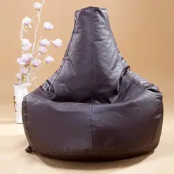 wholesale tear drop bean bag chair PU fabric bean bag cover