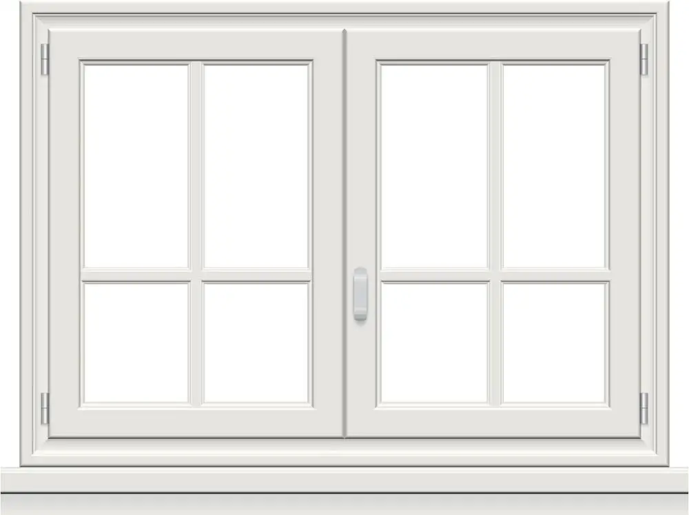 Lingyin Modern UPVC Doors and windows Grill Design With Reflective Glass