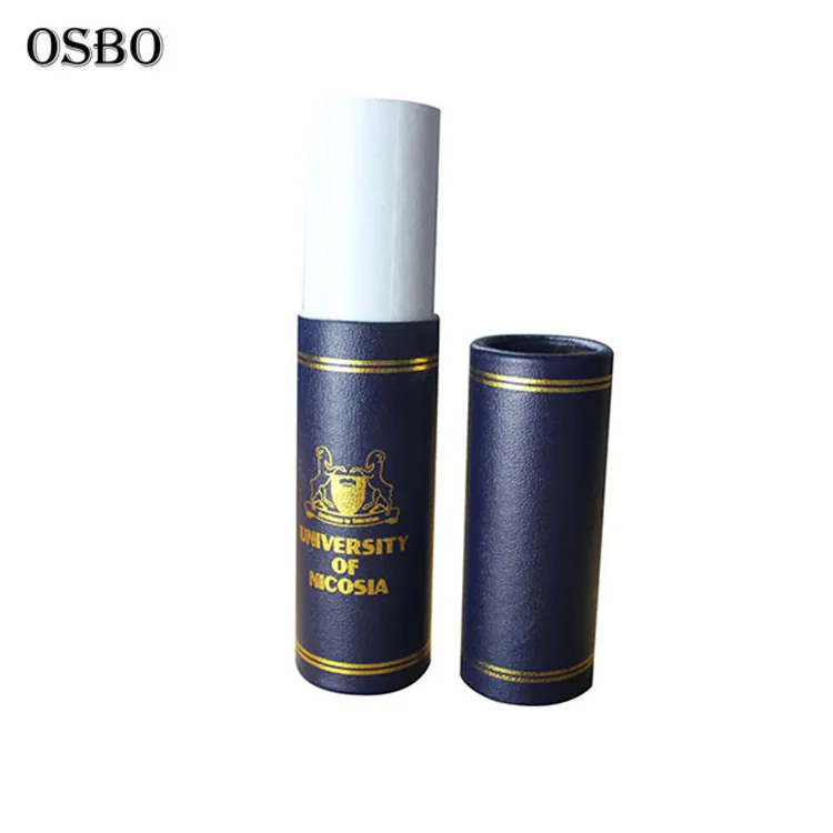 Недорогой картонный держатель для сертификатов университетской бумаги с золотым