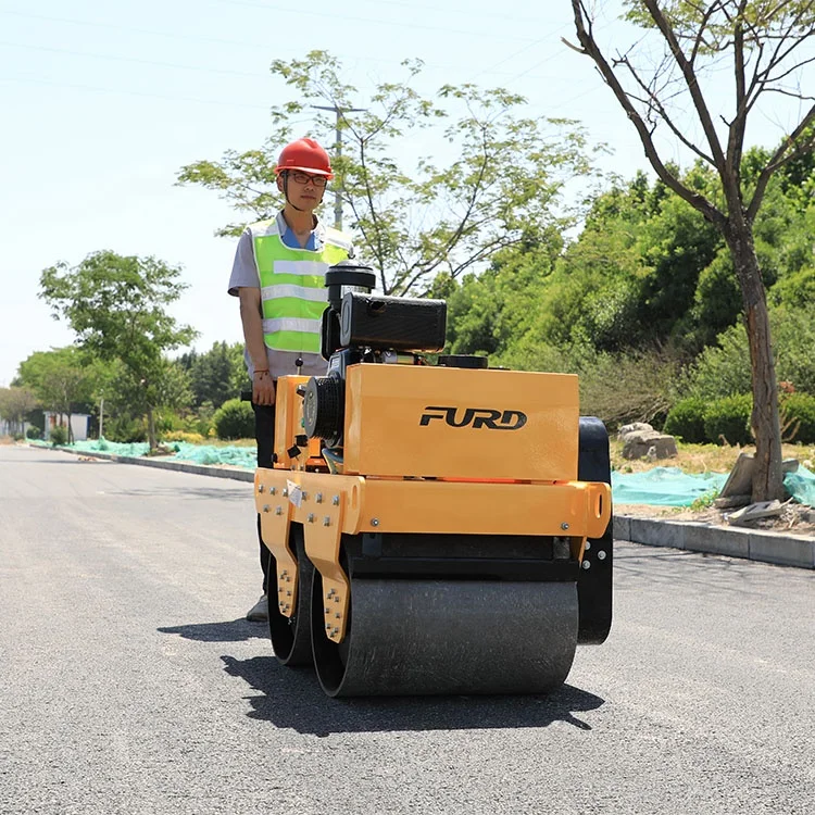 FYL-S600C Small Weight Double Drum Hand Pushed Road Roller Small Weight  Double Drum Hand Pushed Road Roller Fyl-S600C China Manufacturer