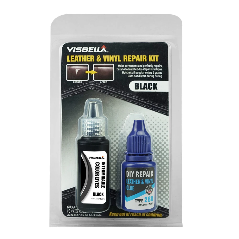 Visbella High Quality DIY Leather& Vinyl Repair Kit for Repair Any Cracks -  China High Quality, DIY Leather& Vinyl Repair Kit