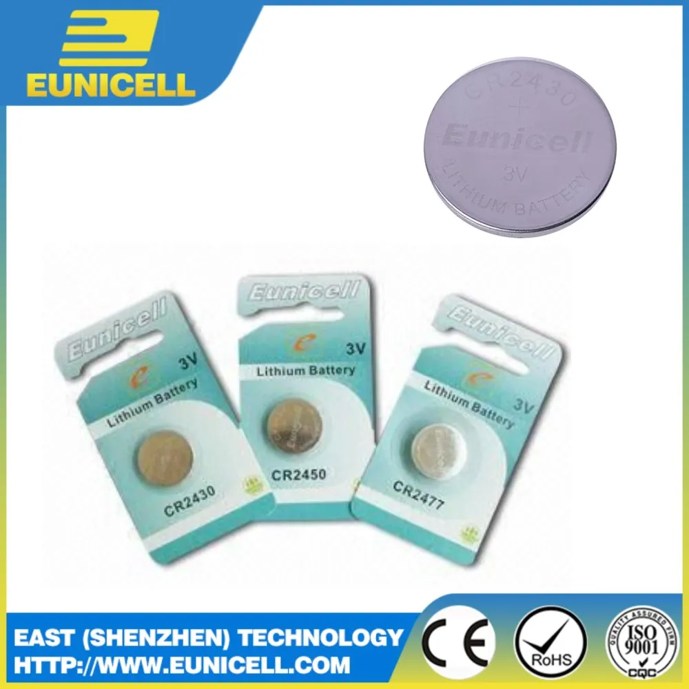 Eunicell Cr2430 Battery Cross Reference Cr2340 3v Lithium Battery
