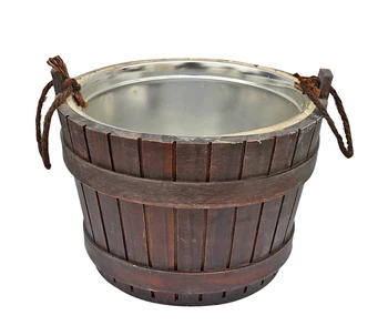 Made in China high quality handmade antique wooden ice cooler barrel