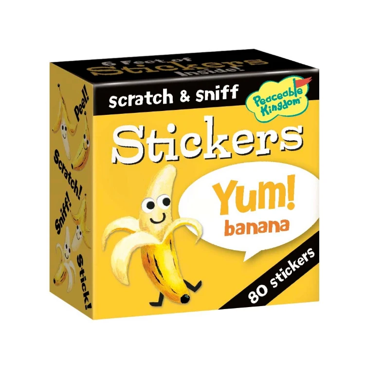 Custom Stinky Scratch and Sniff Stickers Scented Acid Free Reward Sticker for Your Products