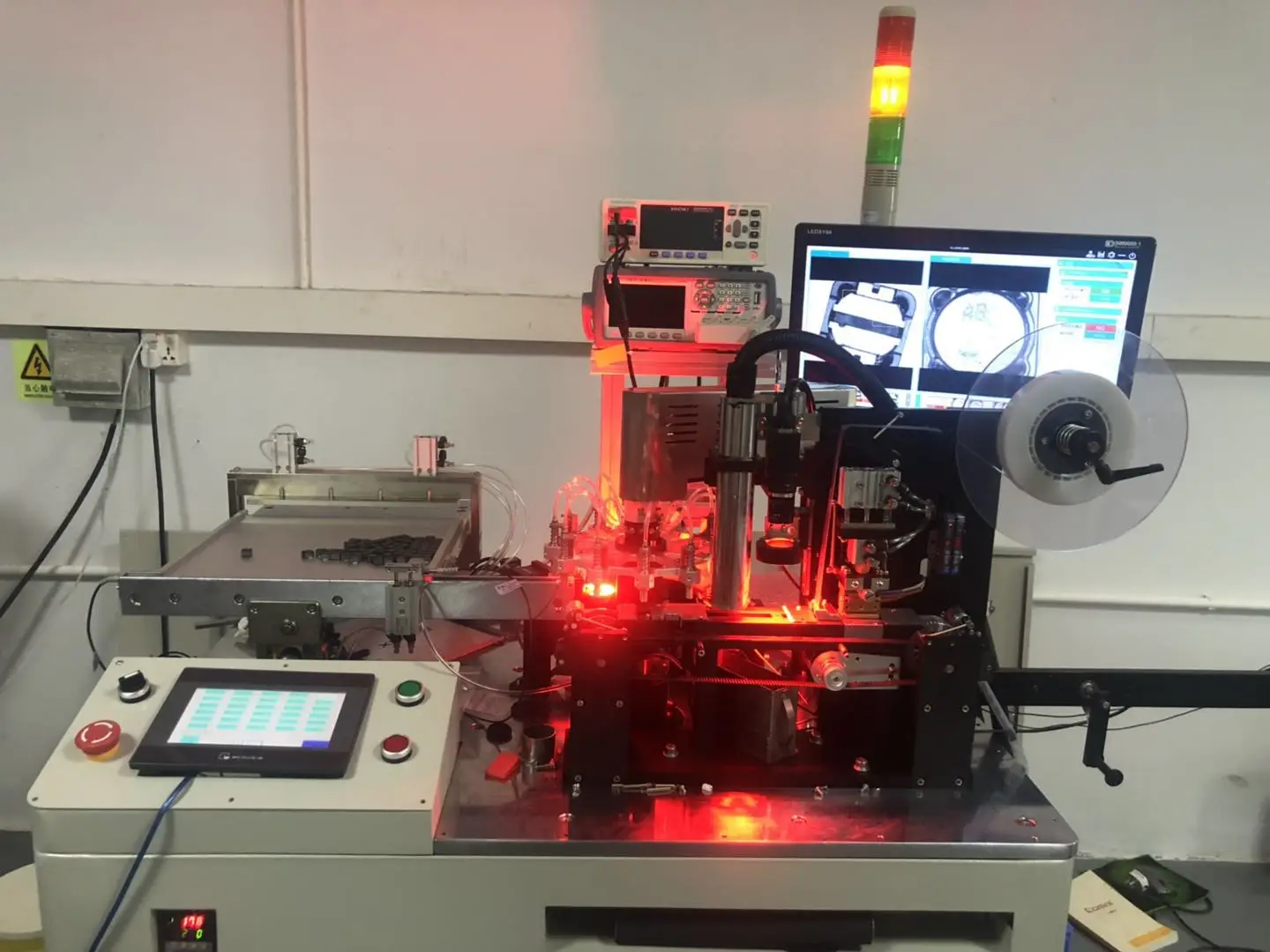 Marking Code test Wobble Plate Calibration Guide Waste Automatic Fully Integrated Inductor Packaging Machine