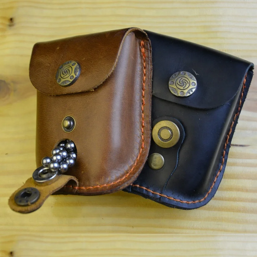 Slingshot Ammo Bag Durable Leather Case for Catapult Games