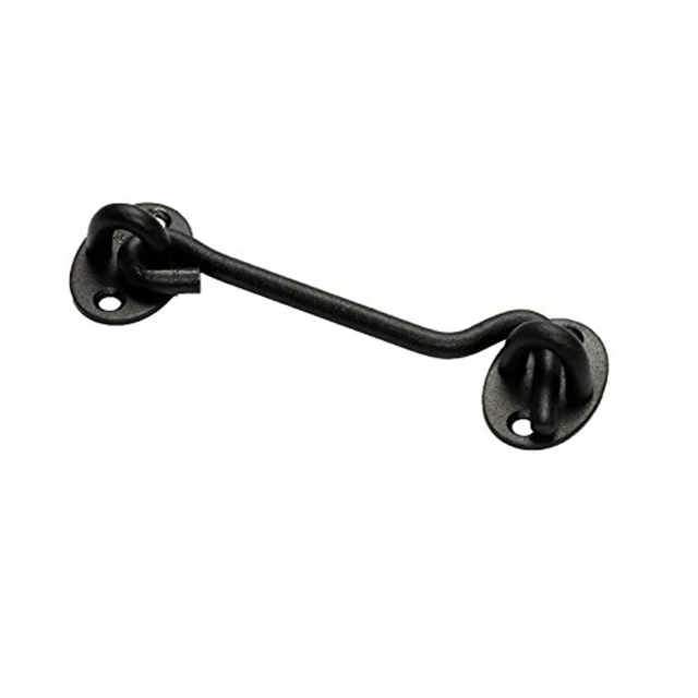 Manija De Puerta De Granero Manija De Puerta De Hierro Negro Manija De Puerta Corrediza De Hierro Fundido Con Tornillos 95912166