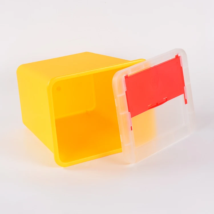 
 MM-SC8F 8L логотип под заказ медицинский многоразовый одноразовый острый контейнер с крышкой  