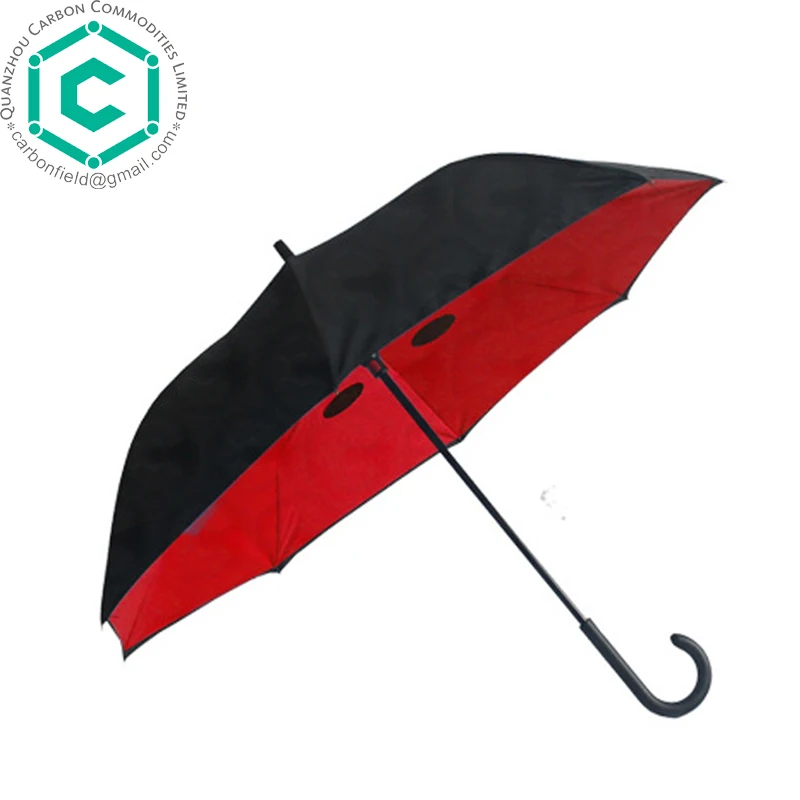 Upside Down Umbrella Reverse Or Inverted Car Umbrella,Double Layer