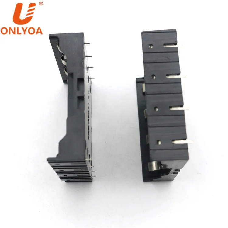 4 Cell Li-ion 3.7V 18650 Battery Cell Plastic Holder Case Plastic Lipo Battery Holder with PC Pin