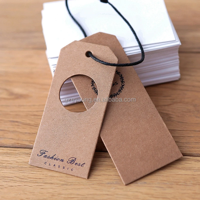 kraft hang tag for jeans price tag label - buy jeans hang tag