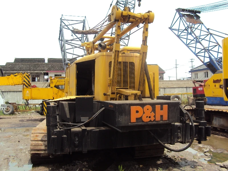 Бывший в употреблении японский гусеничный кран Kobelco PH5045 45ton/гусеничный кран kobelco 45ton на продажу!