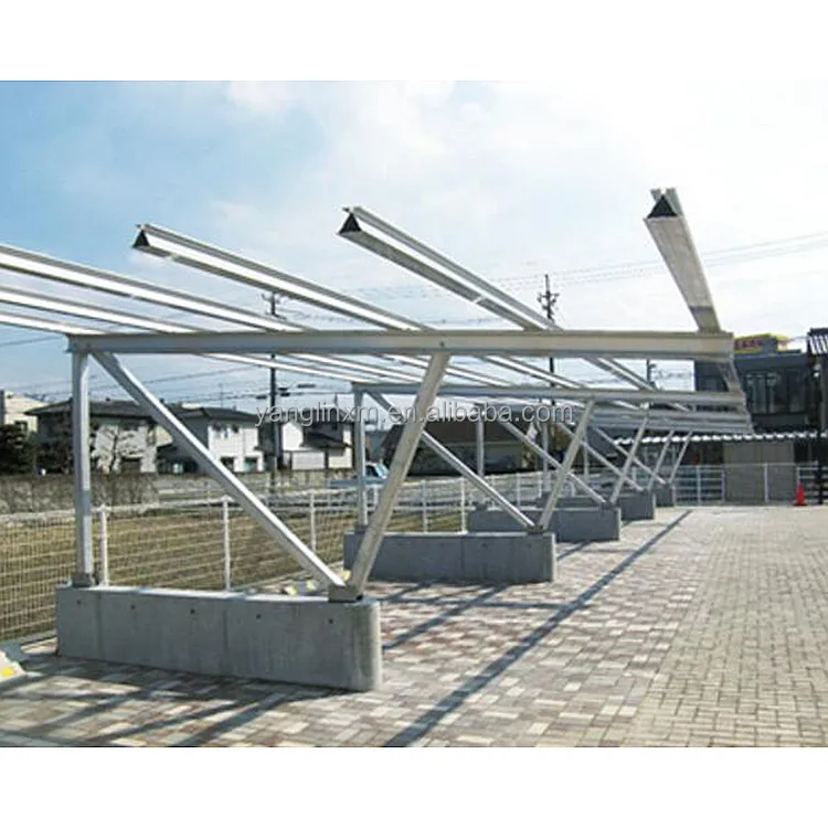 Adjustable Solar Panel System Mounting Solar Carports