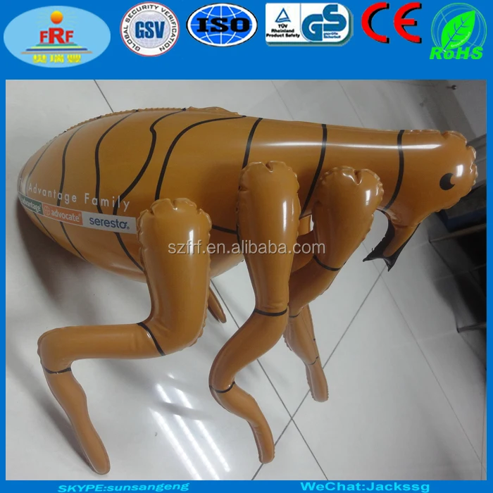 Pet Medicine Promotion Store Display Custom Design PVC Inflatable Flea