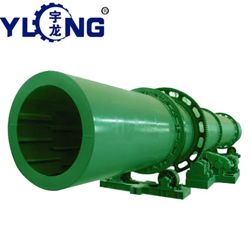 Вращающаяся барабанная сушилка для древесных опилок