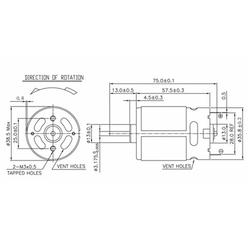 Motori DC RS550 Motore Per Trapano Da 10,8 V/12 V/14,4 V/16,8 V/18 V/21 V/25 V Con Scatola Ingranaggi A Coppia Elevata Da 9 /11 /12/13/14 Denti Per Trapano Elettrico 13