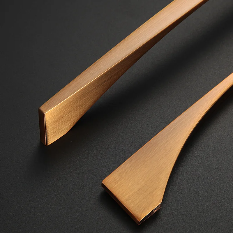 
Оптовая продажа скандинавские современные цинкового сплава ручки и ручки Желтый бронза шкаф с выдвижными ящиками ручка Z-2255 