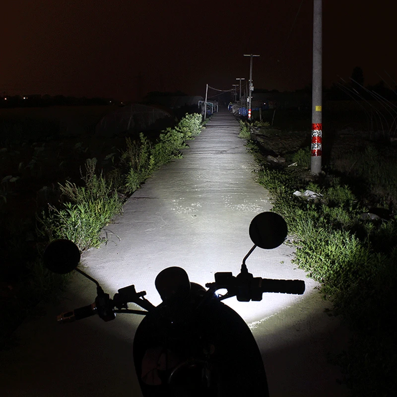Rtd Most Popular Universal Type Motorcycle LED Headlight Bulb M02E H4 HS1 BA20D P15D H6 3500LM 35W For All Motorbike 6COB 6000K