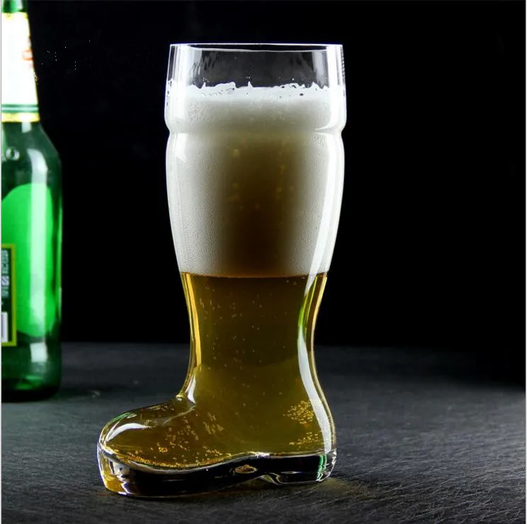 1 Liter Glass Shape Clear Glass Beer Mug Drinking Glasses Cups Beer ...