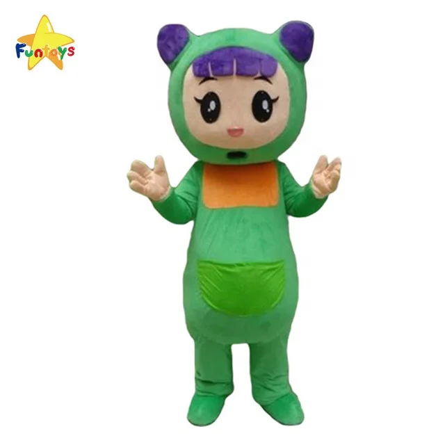 Funtoys Green Girl Cartoon Character Mascot Costume - Buy Green Girl Cartoon  Mascot,Green Girl Character Costume,Girl Cartoon Character Mascot Product  on 