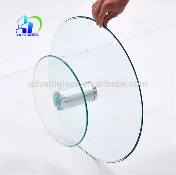 Стеклянная Поворотная тарелка столик для отеля ресторана