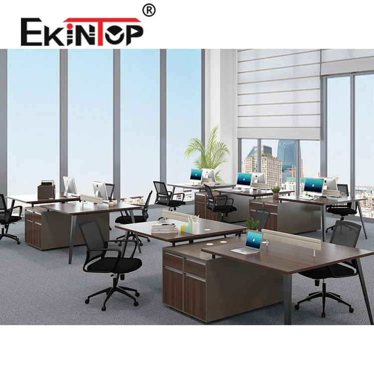 オフィスワ コンピューターワークステーション現代省スペーススクリューレスオフィス家具 Buy Screwless Office