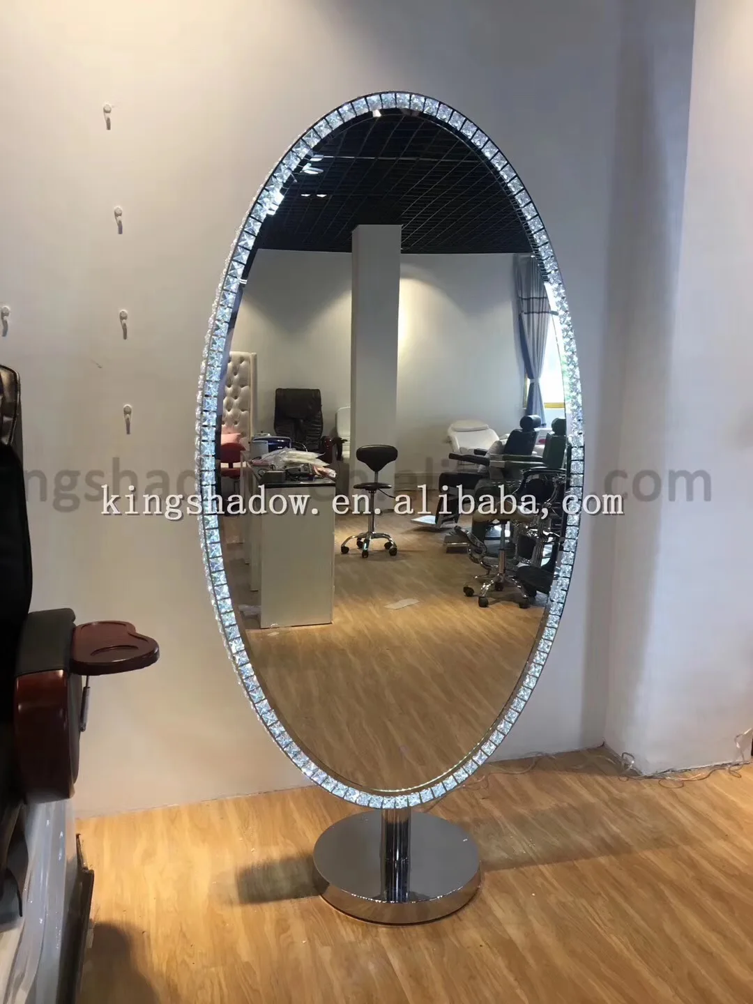 Светодиодная двойная зеркальная станция для салона красоты