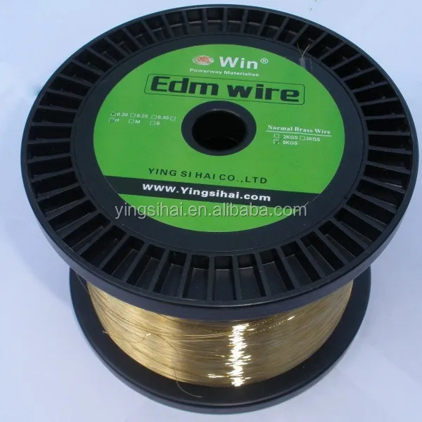 1 x Spule 8 kg EDM TEC Erodierdraht Typ EDM-Cut Messing blank; 900 N/mm² ; 0,25 