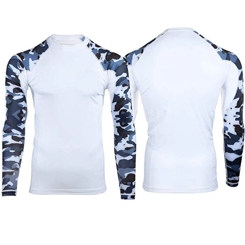 Signature Short Sleeve Rash Guard Compression Shirt for BJJ, Wrestling, & MMA XXL / Camo