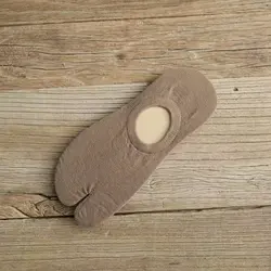 Весенне-летние новые хлопковые невидимые носки с двумя пальцами для мужчин и женщин