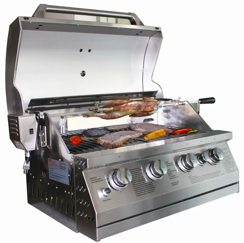 Hoeveelheid geld astronomie Jonge dame Source stainless steel 4 burners build-in gas bbq grill with high quality  on m.alibaba.com