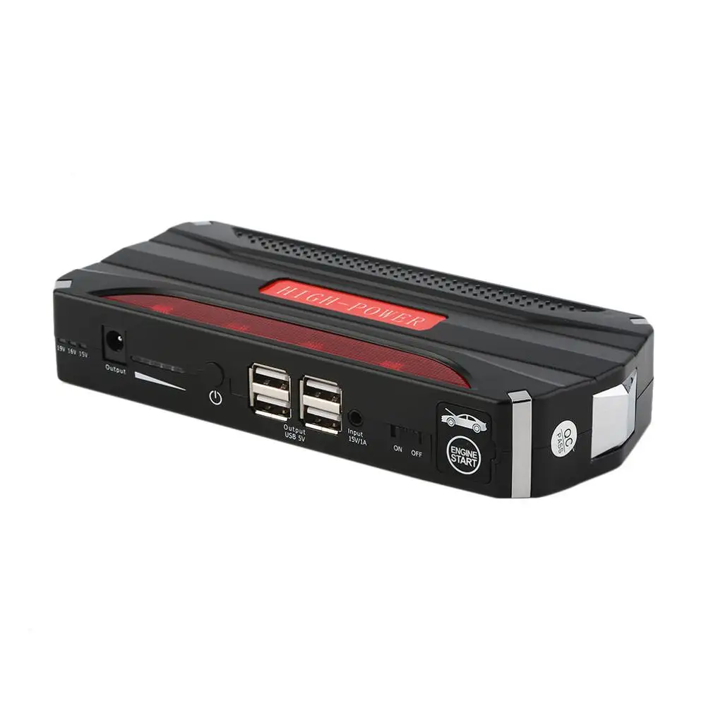 Portable 12V 22000mAh 1600A Car Jump Starter Emergency Booster Tool with 18-Month Warranty