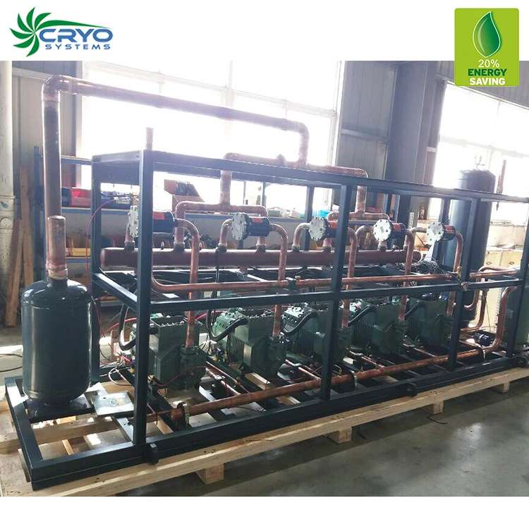 Конденсаторный блок охлаждения 2 hp, конденсаторный блок с воздушным охлаждением, винтовой компрессор, холодильный блок