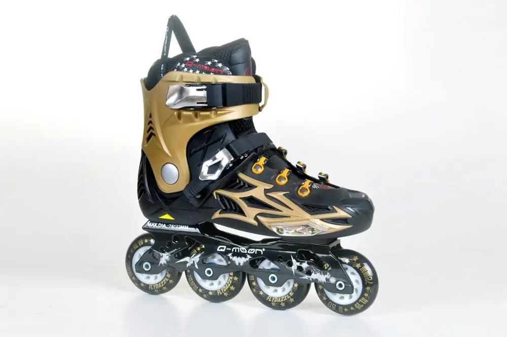 Shop Discount Black and Yellow Professional Skates for Adults