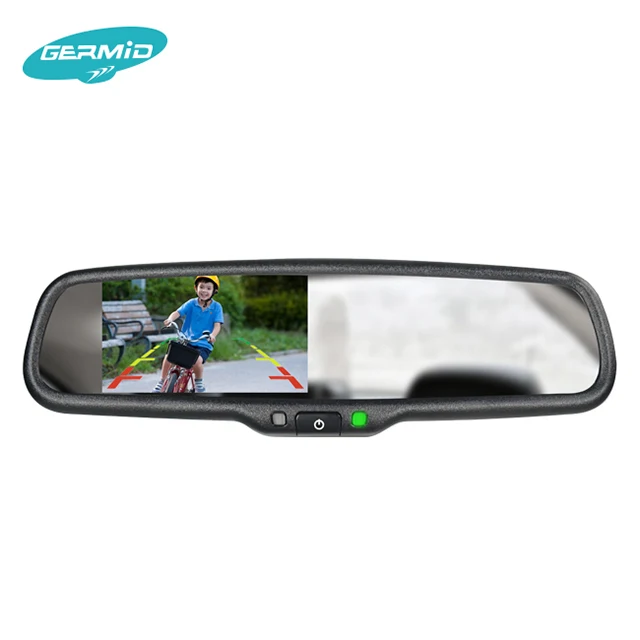 23 cm TFT 9" monitor interior espejo retrovisor espejo coche para camara de vision trasera 