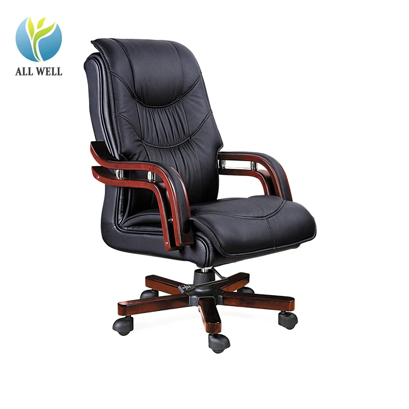 Office Furniture Executive Pu Genuine Leather Revolving Boss Office Chair Buy China Luxury Leather Office Chair Free Sample Leather Revolving Office Chair Executive Office Chairs Genuine Leather Product On Alibaba Com