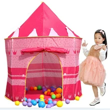 105*135*80cm Children Beach Tent Baby Toy Play Game House Kids Princess Prince Castle Indoor Outdoor Toys Tents