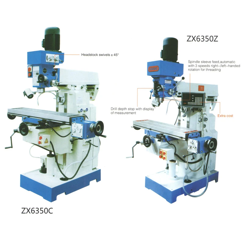 ZX6350 Series - Precision Drilling and Milling Machine