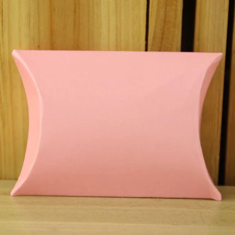 Новое поступление, коробка для подушек из крафт-бумаги разных цветов