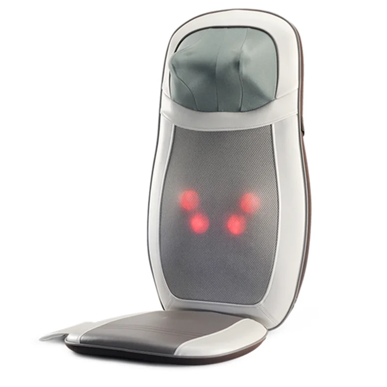 Infrared Vibrating Kneading Rolling Shiatsu Massage Cushion for Car Seat
