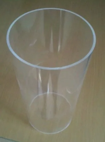 Сделано в Китае индивидуальный большой диаметр прозрачная круглая акриловая трубка оптовая