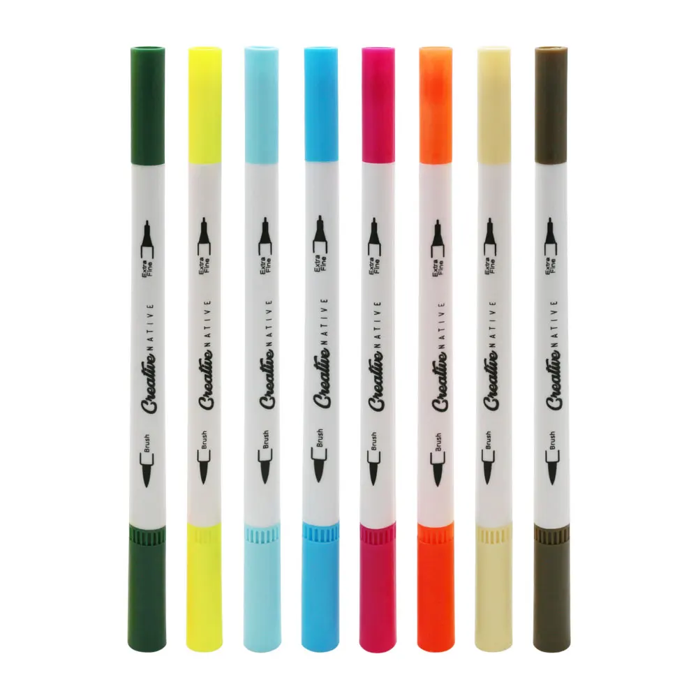 Magicfly 100 Colors Dual Tip Brush Marker Pens