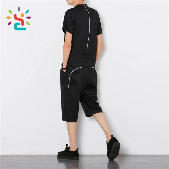 DLSMDOUS Pyjama Onesie Manches Courtes Homme - 92% Polyester, 8% Élasthanne, Confortable Et Sexy