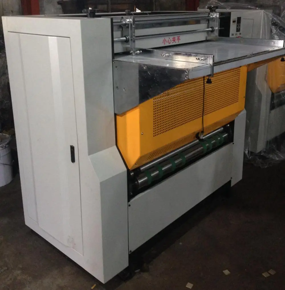 Semi Automatic Roll Dustless Cardboard V Grooving Machine for Rigid Box Making