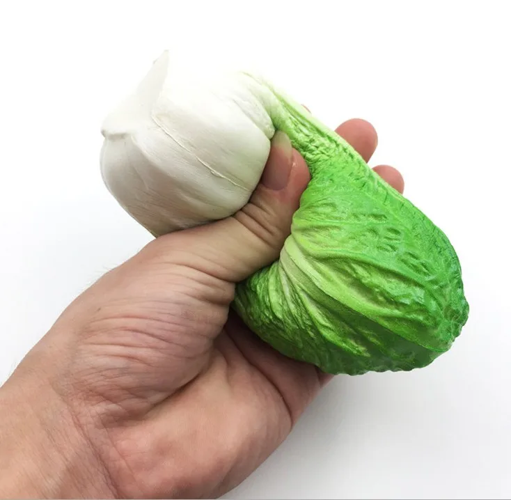 Squishy Toy Chinese Cabbage Green Veg Display Bread Food scented Gift Present 