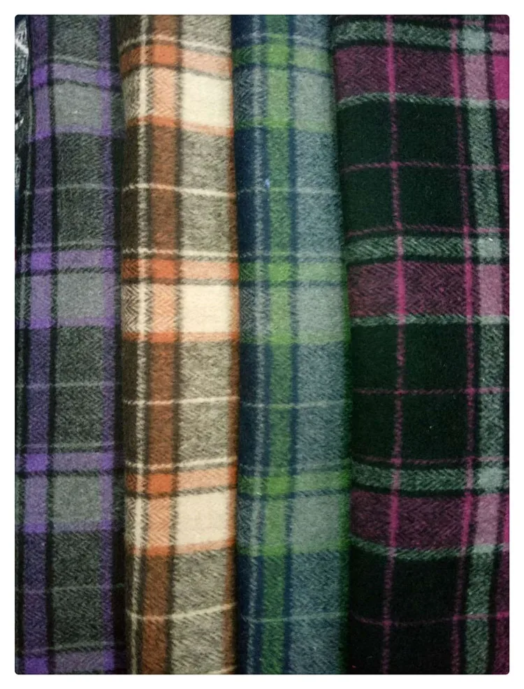 Купить прямо у производителя ткани по низкой цене, Высококачественная 100 хлопчатобумажная фланелевая ткань, окрашенная/проверенная цена на складе мужских рубашек