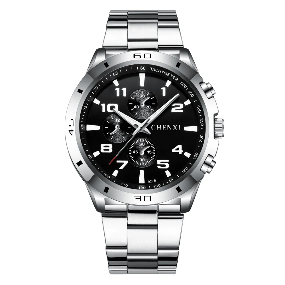 OEM Small MOQ Free Shipping Customize Promotion Factory Directly Cheap Price Chronograph Watch Men Reloj Hombre