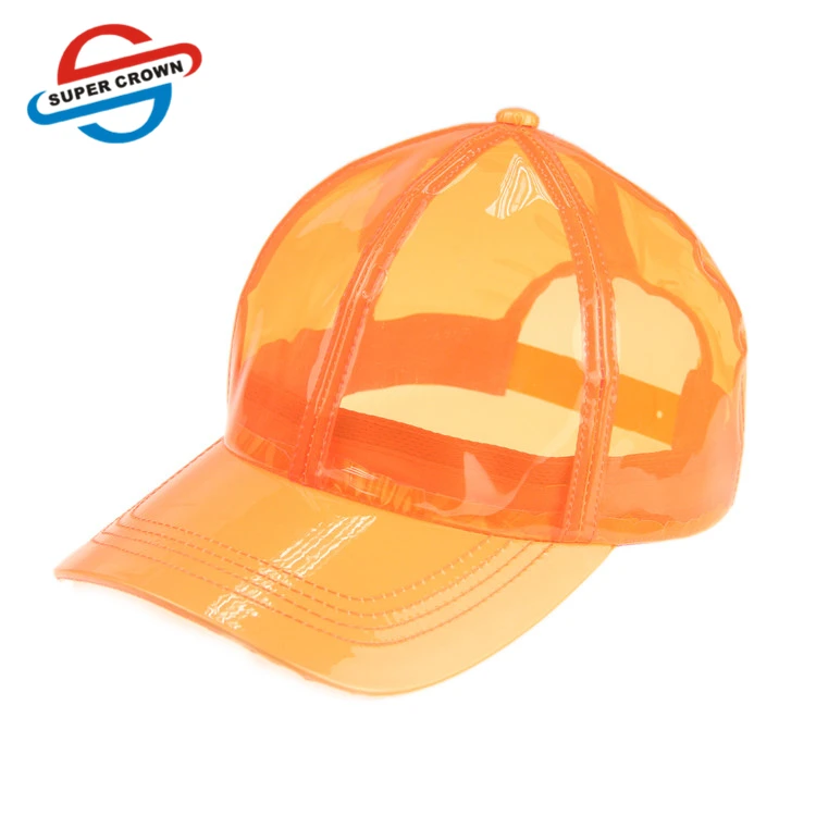 light orange fitted hat